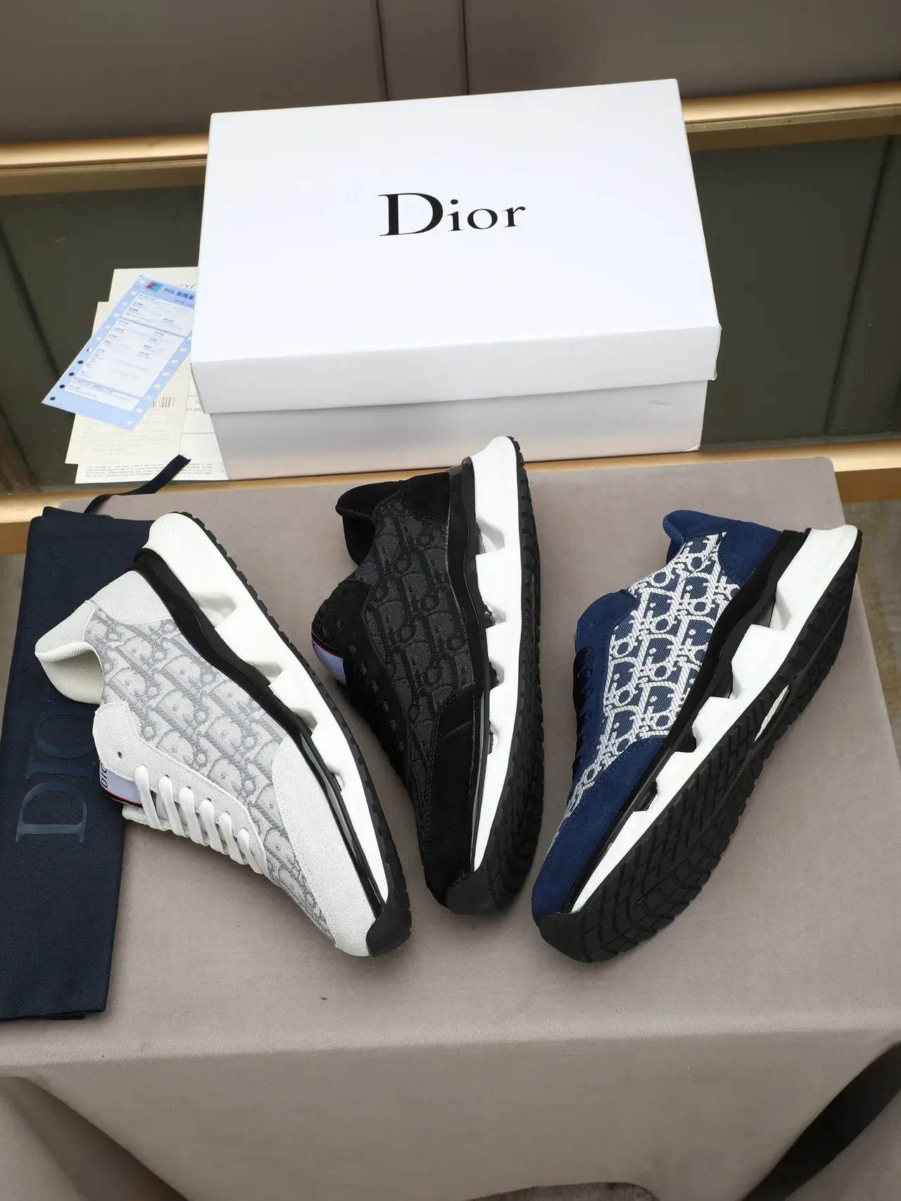 Sneakers Lifestyle Dior B23 Monogram en suède 2