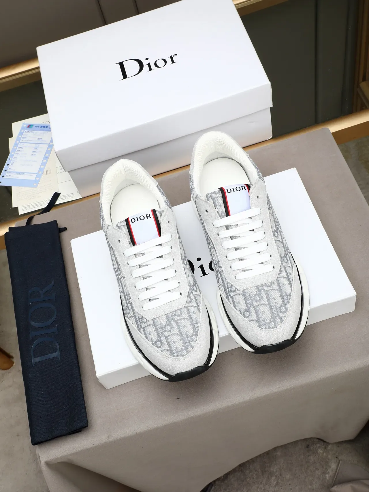 Sneakers Lifestyle Dior B23 Monogram en suède 3