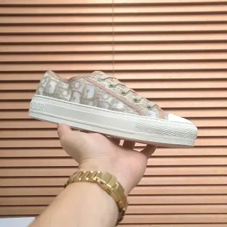 Dior B23 Oblique Monogram Beige and White Lifestyle Sneakers