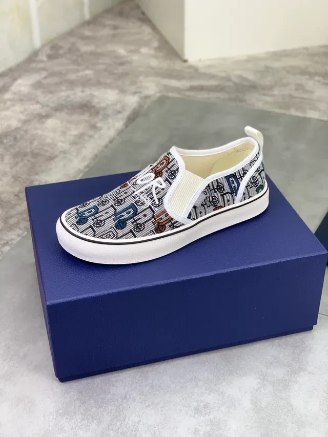 Dior B23 Sneakers Lifestyle Slip-On à impression graphique 4
