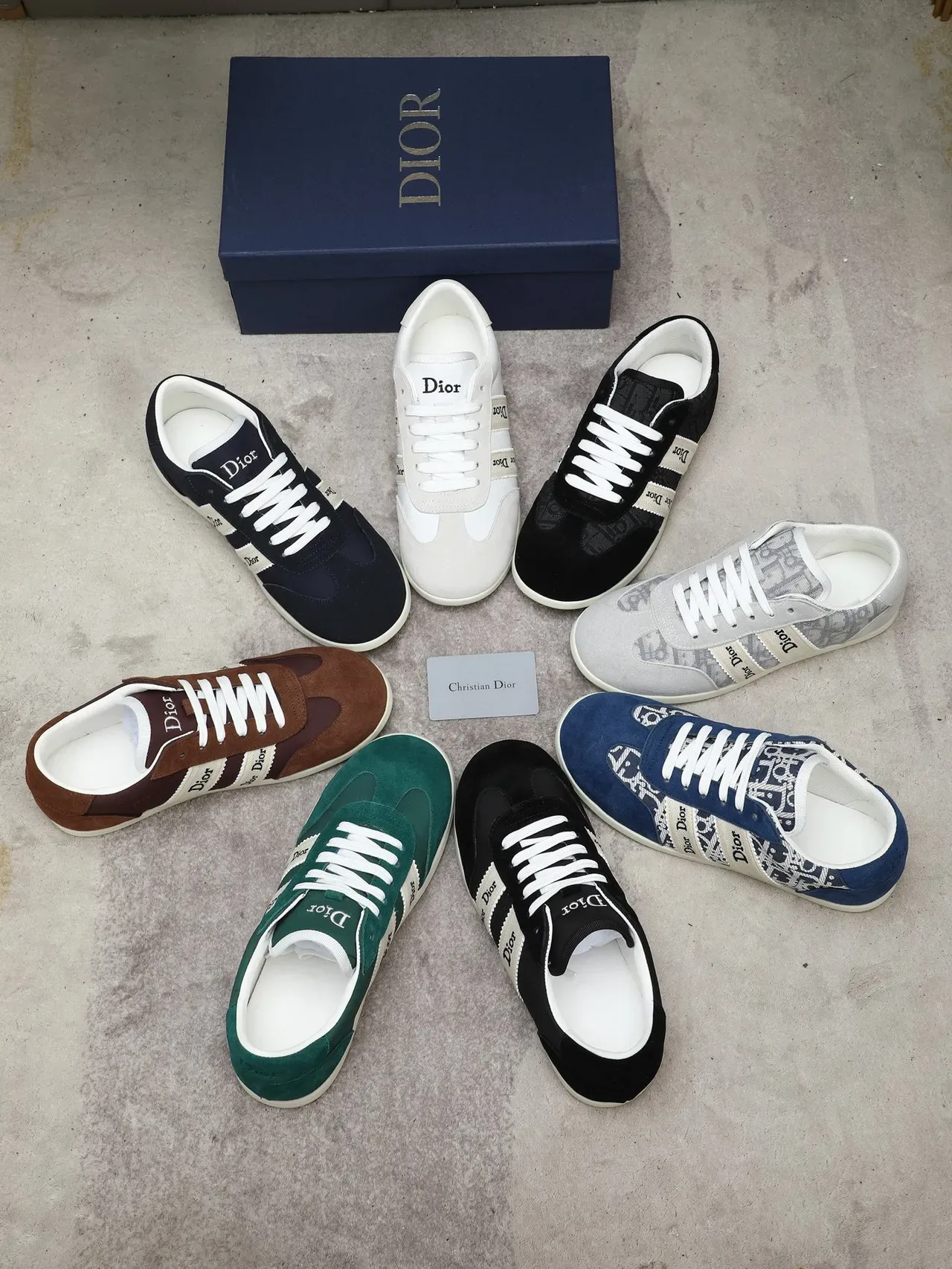 Sneakers Lifestyle Dior B23-Style Low-Top Suede et Jacquard 2