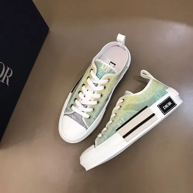 Dior B23 Translucent Gradient Canvas Sneakers 4