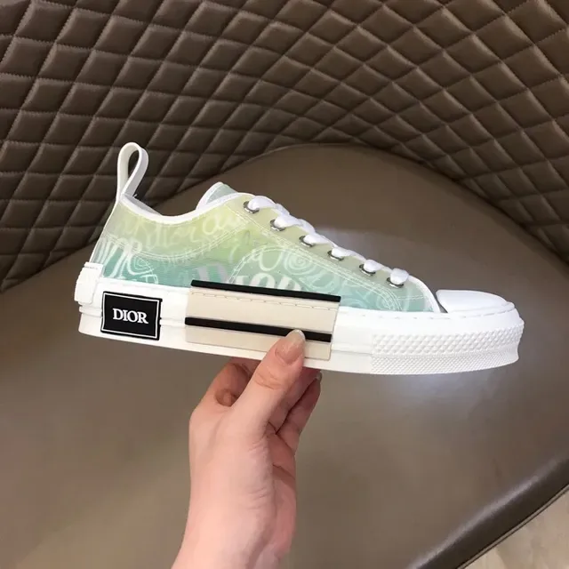 Dior B23 Translucent Gradient Canvas Sneakers 7