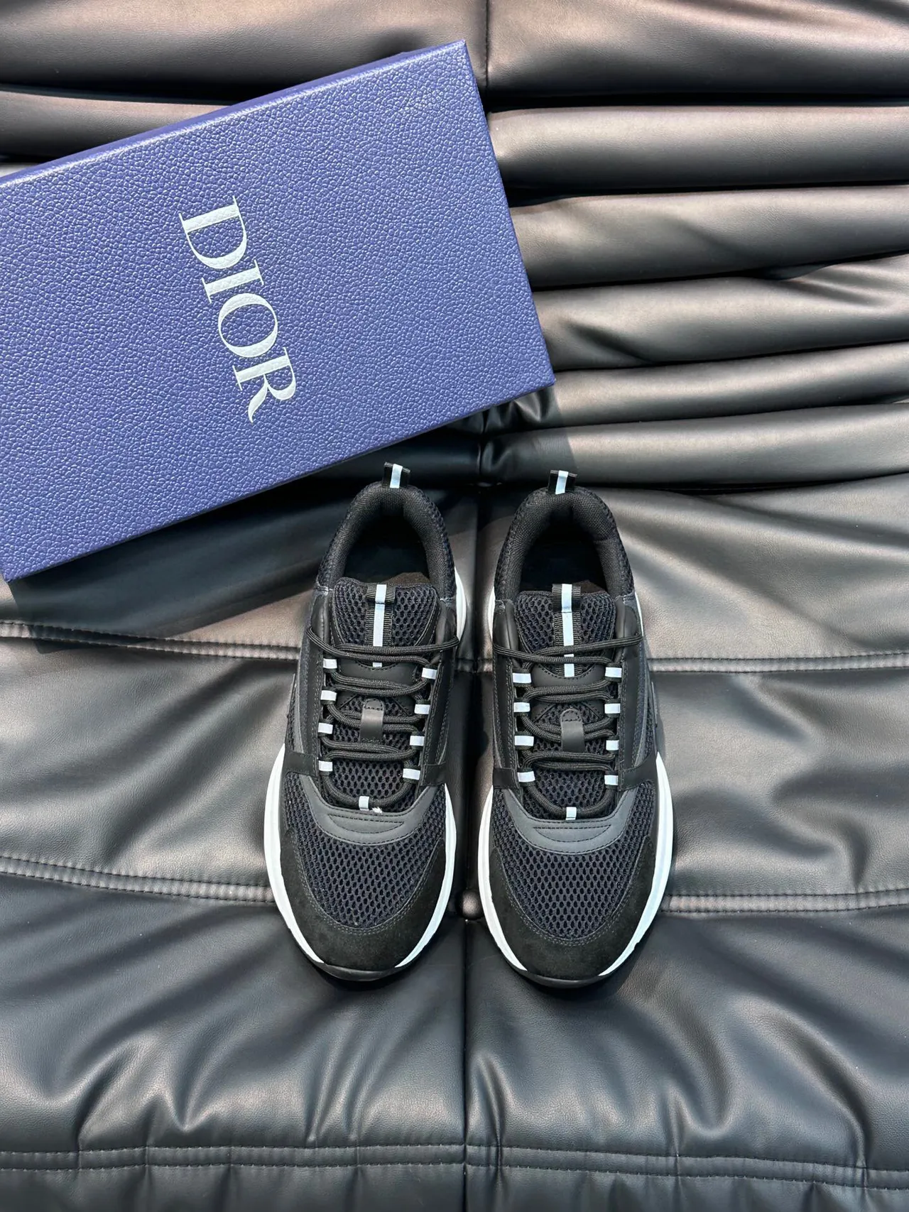 Dior B27 Black and White Chunky Sneakers 2