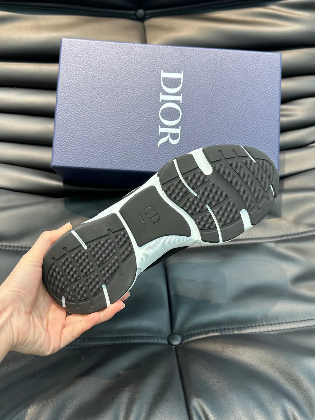 Dior B27 Black and White Chunky Sneakers 9