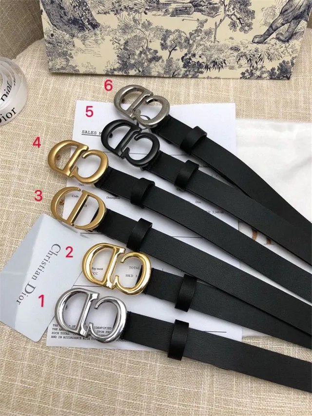 Dior CD Buckle Belt Black Leather Belt 2