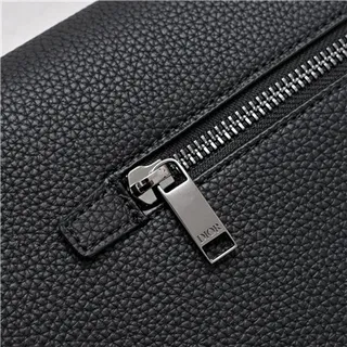 Dior Flap Front Black Textured Leather Crossbody Bag 5