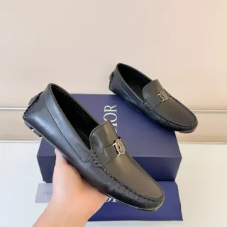Dior Horsebit Loafer Black Leather Slip-On Loafers