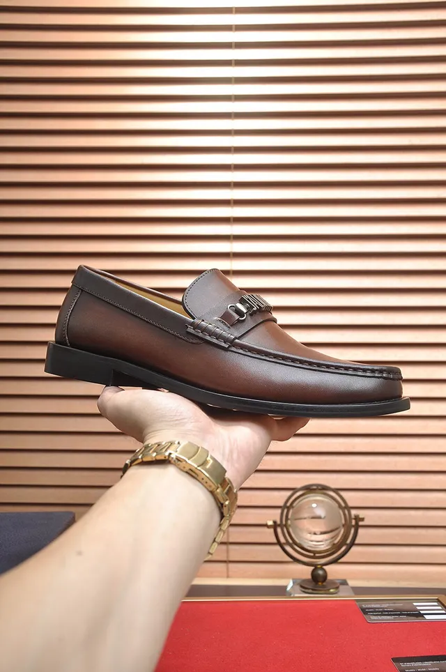 Dior Horsebit Loafer Brown Leather Loafers 5