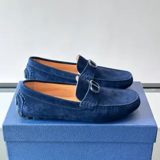 Dior J’Adior Loafer Navy Suede Loafers