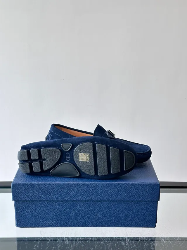 Dior J’Adior Loafer Navy Suede Loafers 2