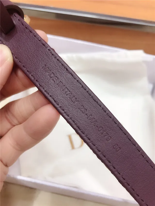 Dior Oblique Jacquard Navy Leather Belt 2