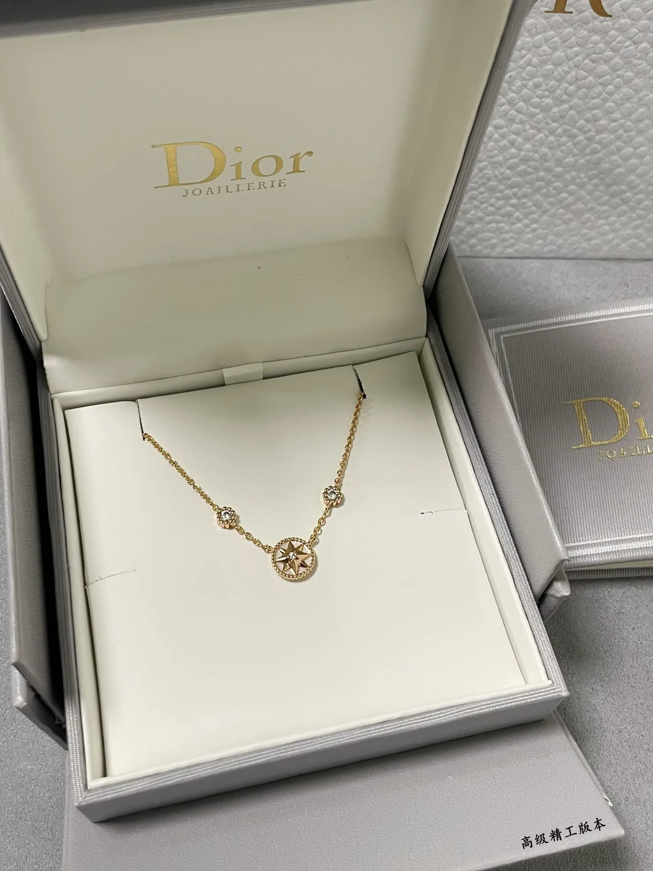 Dior Rose des Vents Compass Rose Pendant Necklace 7