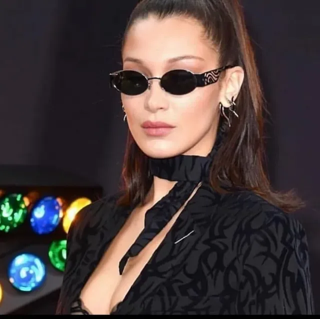 Dior So Real Black Gray Oval Lenses Cutout Wave-Pattern Temples Sunglasses 6