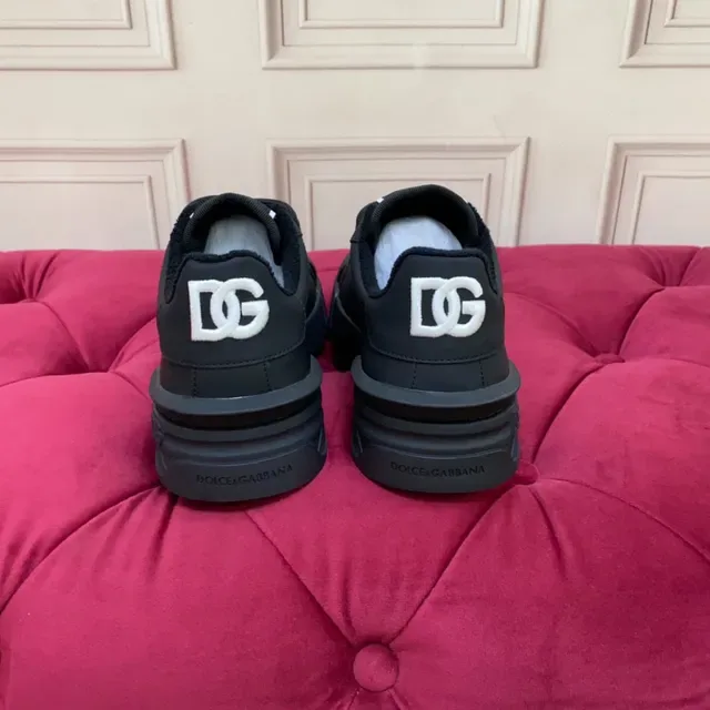 Dolce & Gabbana Portofino Noir Monocromatique Style de vie Sneakers 8