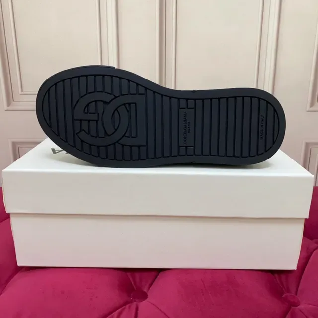 Dolce & Gabbana Portofino Noir Monocromatique Style de vie Sneakers 9