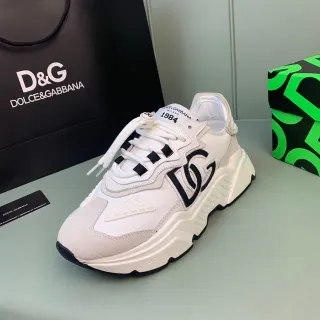 Dolce & Gabbana Track Trainer 白色黑色厚底运动鞋