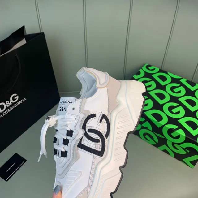 Dolce & Gabbana Track Trainer White Black Chunky Sneakers 2