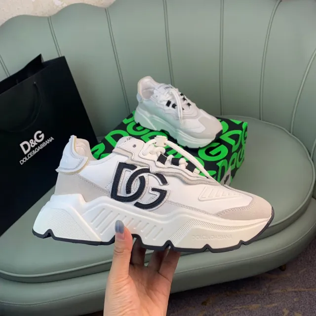 Dolce & Gabbana Track Trainer White Black Chunky Sneakers 4