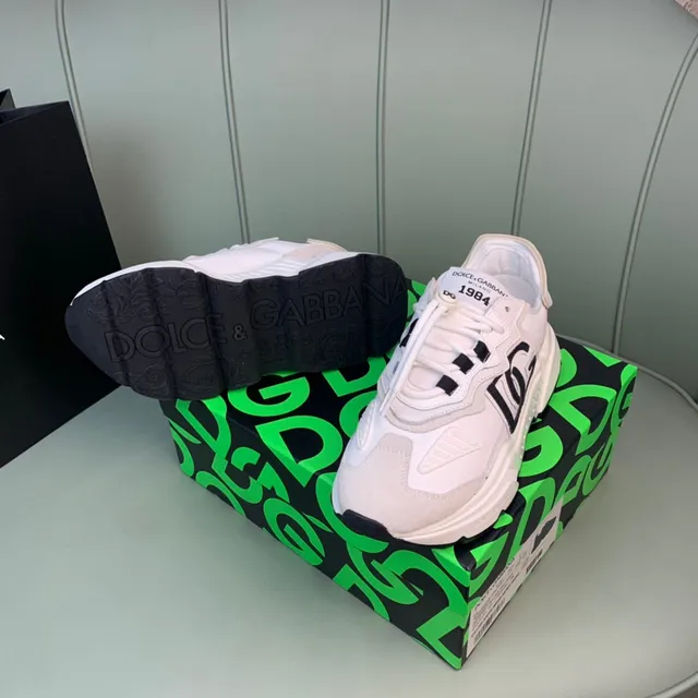 Dolce & Gabbana Track Trainer White Black Chunky Sneakers 6