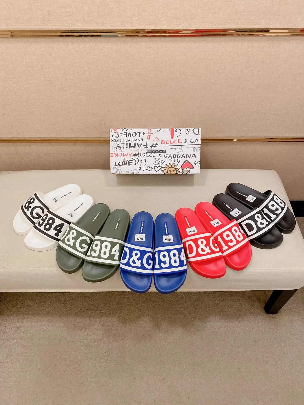 Dolce & Gabbana D&G 1984 Slide Slippers 1
