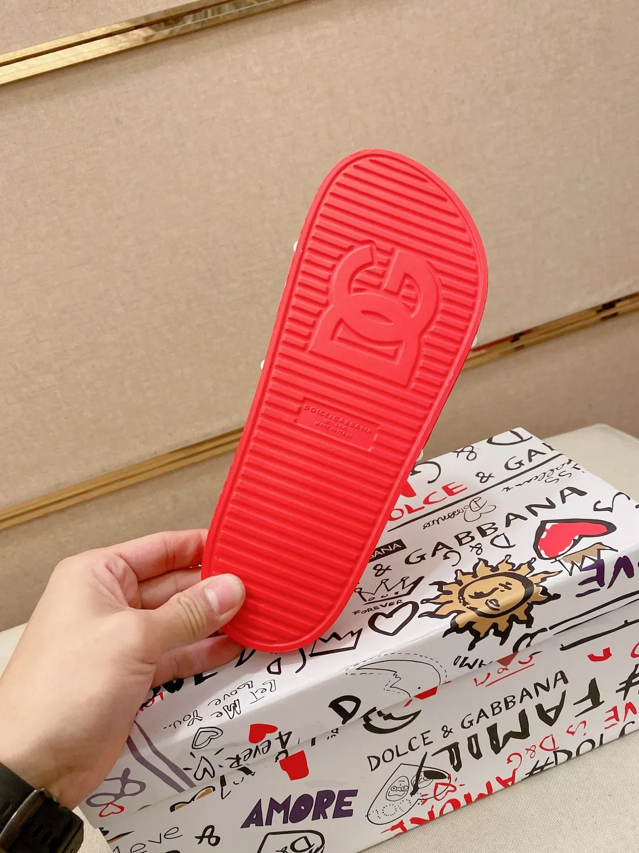 Dolce & Gabbana D&G 1984 Slide Slippers 6