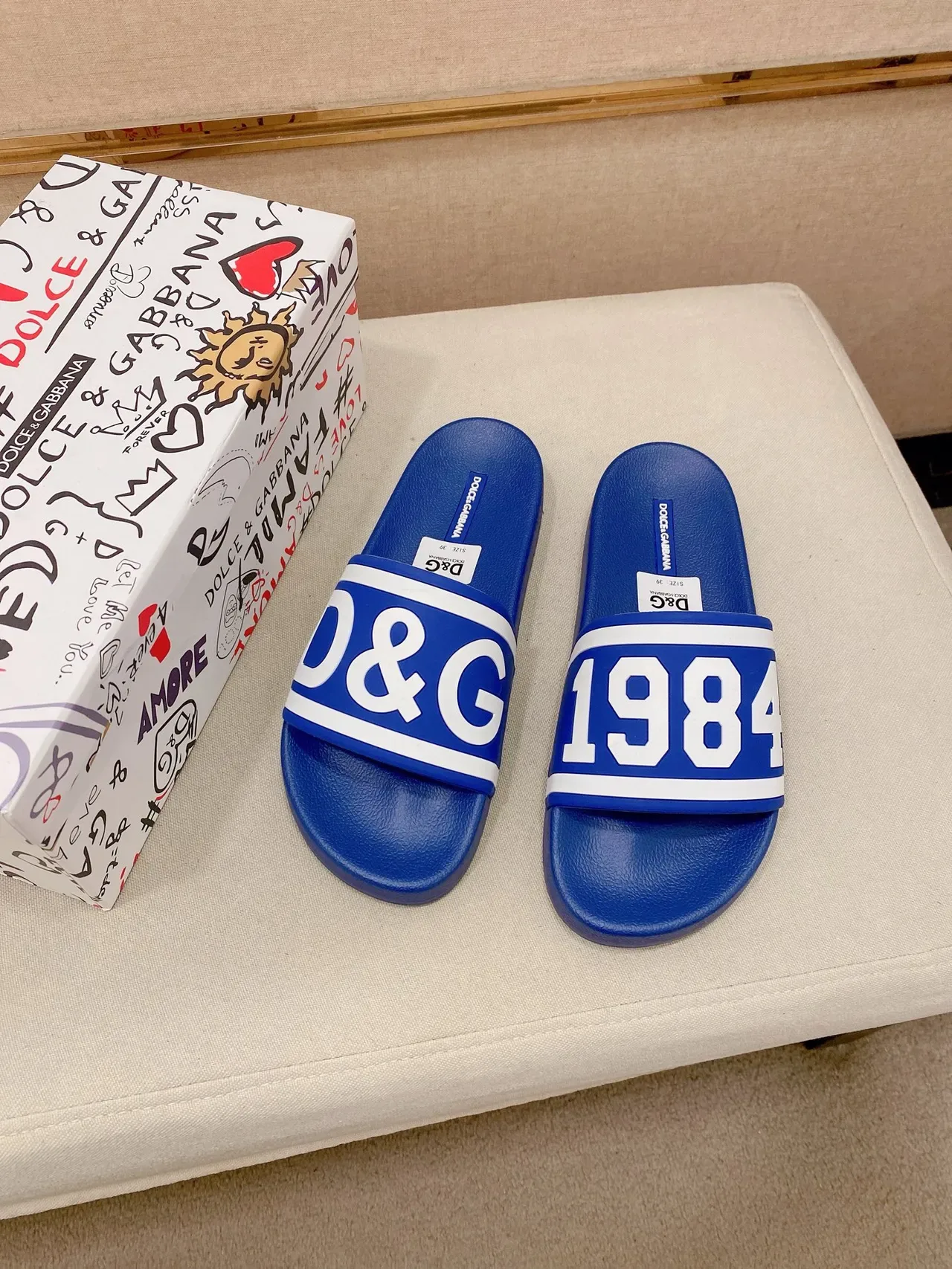 Dolce & Gabbana D&G 1984 Slide Slippers 10