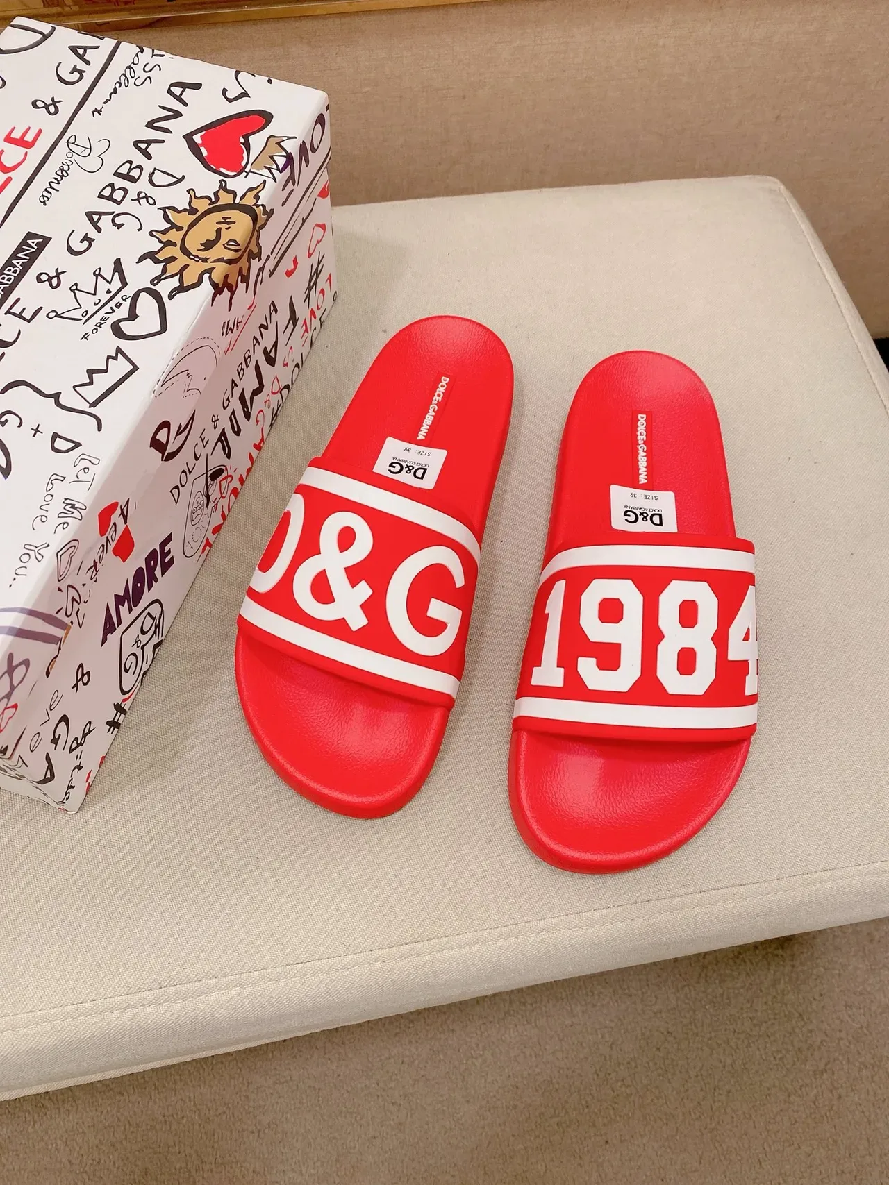 Dolce & Gabbana D&G 1984 Slide Slippers 11
