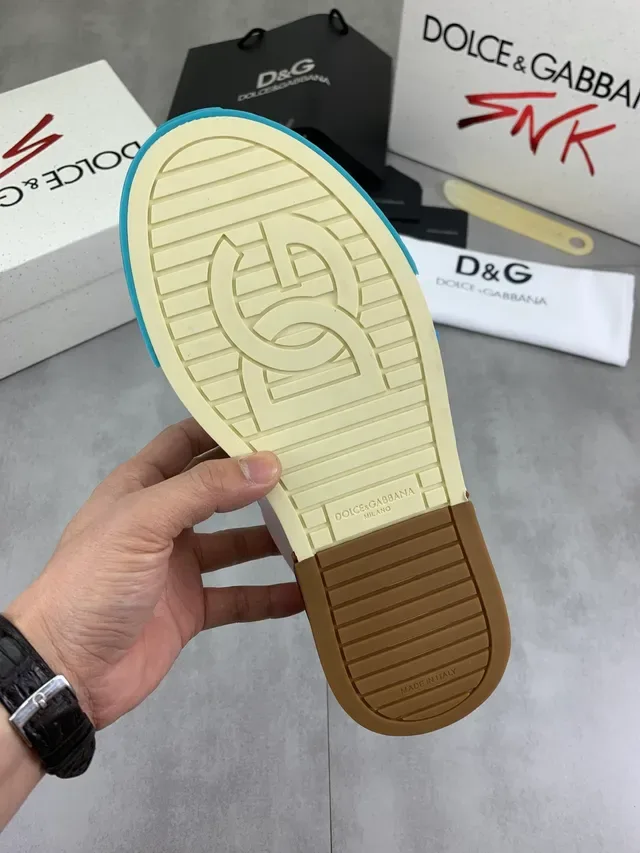 Dolce & Gabbana Portofino Blue White Teal sneakers lifestyle 2