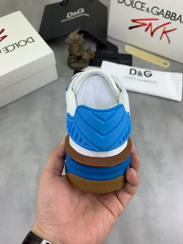 Dolce & Gabbana Portofino Blue White Teal sneakers lifestyle 3