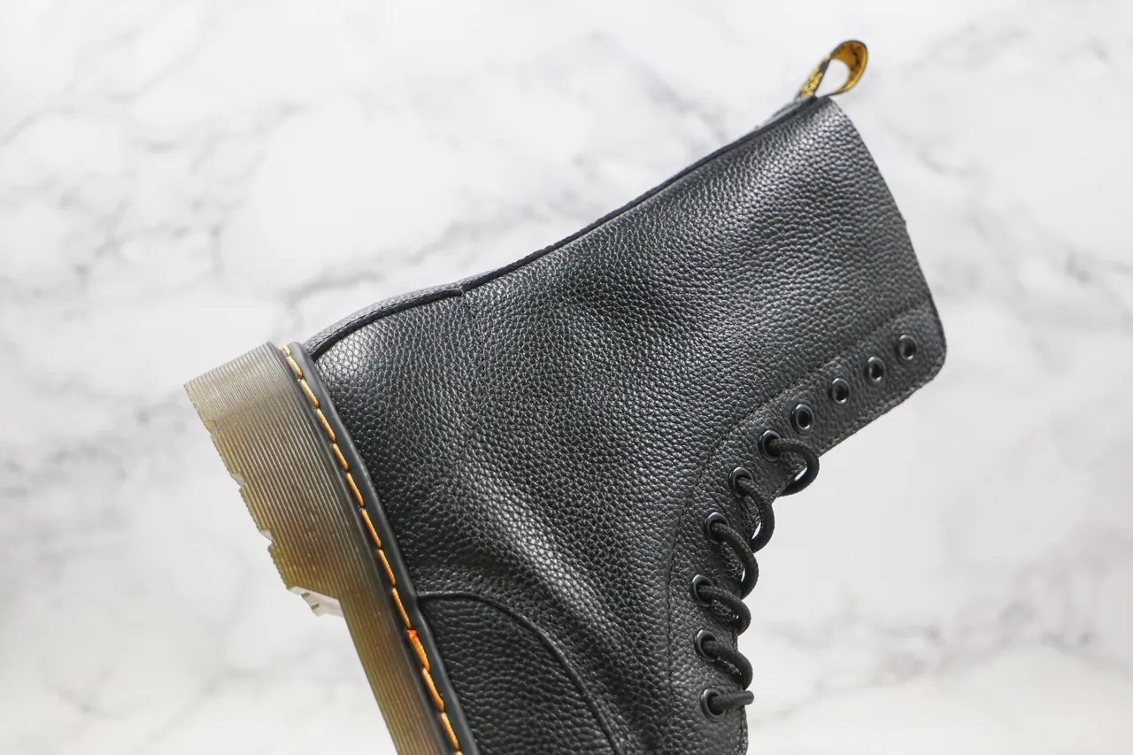Dr. Martens 1460 Black Pebbled Leather 8-Eyelet Martin Boot 5