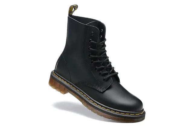 Dr. Martens 1460 Black Smooth Leather Martin Boot 4