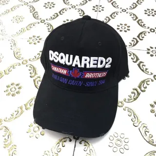 Dsquared2 Canadian Brothers Embroidered Black Baseball Cap