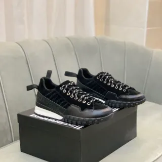 Dsquared2 ICON Black Mixed-Material Lifestyle Sneakers