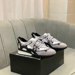 Dsquared2 ICON Multi-Strap Gray White Black Chunky Sneakers