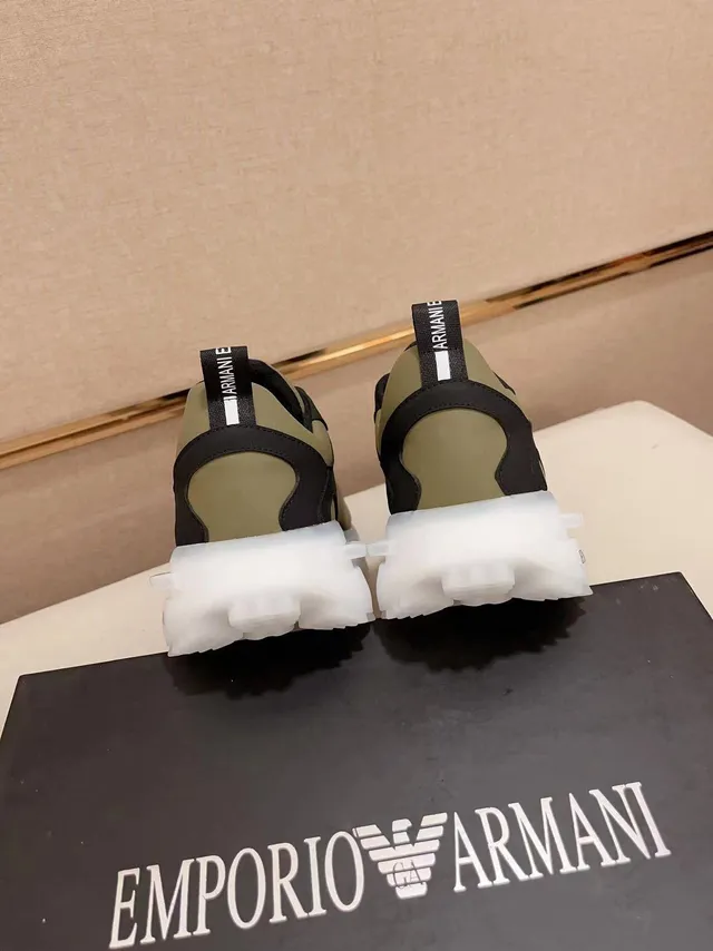 Emporio Armani A|X Olive and Black Lifestyle Sneaker 7