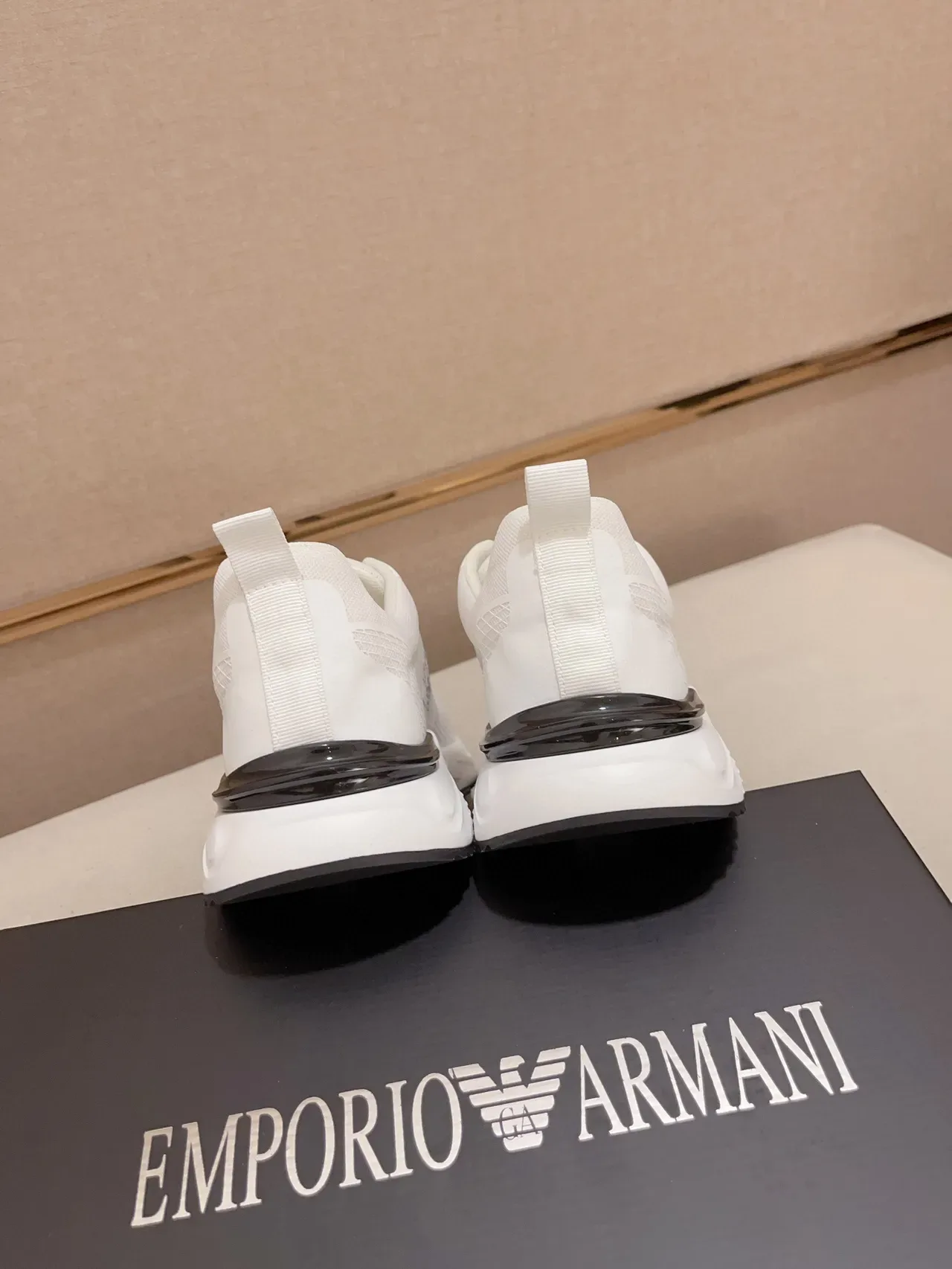 Emporio Armani EA7 White Mesh Lifestyle Sneaker 8