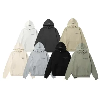 Fear of God Essentials Sudadera Beige Minimalista Manga Raglán