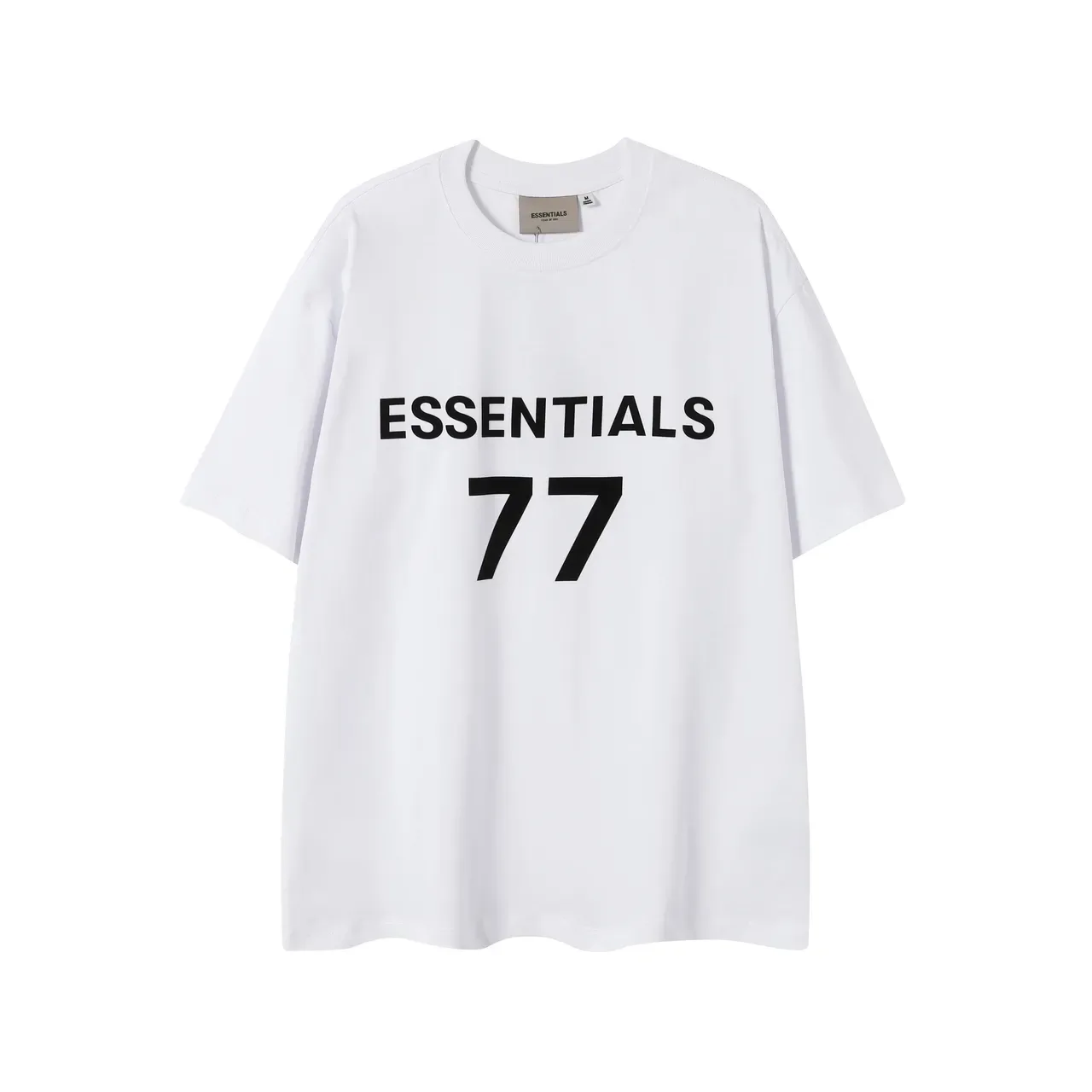تيشيرت Fear of God Essentials بطباعة جرافيك 77 8