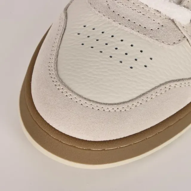 Fendi First Off-White and Tan Lifestyle Sneakers 5