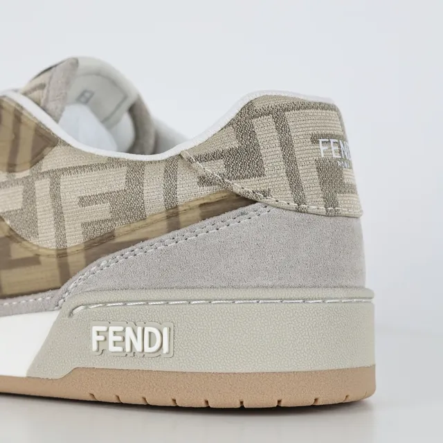 Fendi Monogram-Print Sneakers Lifestyle en Daim 4