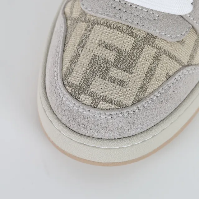 Fendi Monogram-Print Sneakers Lifestyle en Daim 5