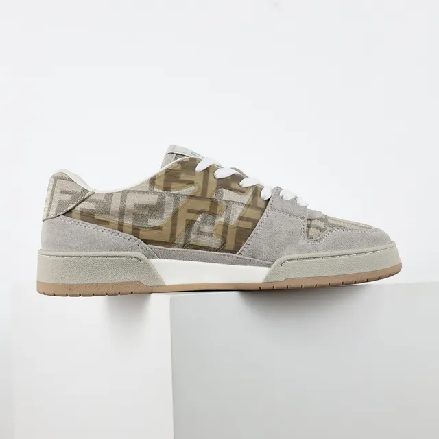 Fendi Monogram-Print Sneakers Lifestyle en Daim 7