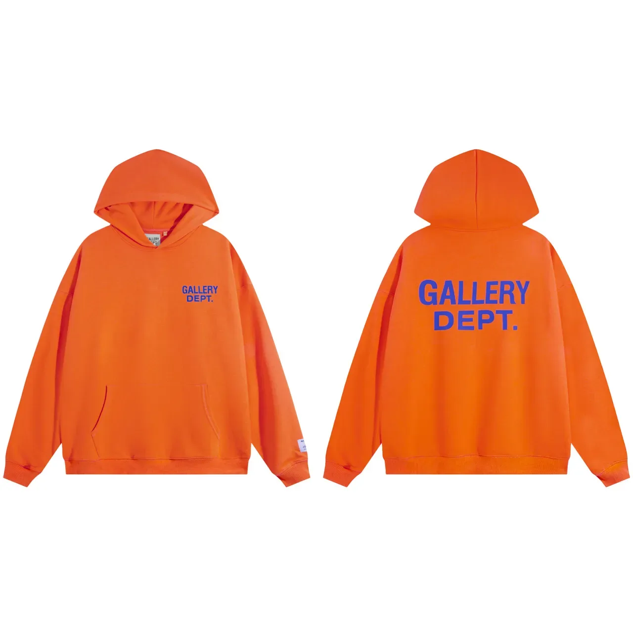Gallery Dept Black Oversized Fit Screen-Printed Logo Hoodie 4