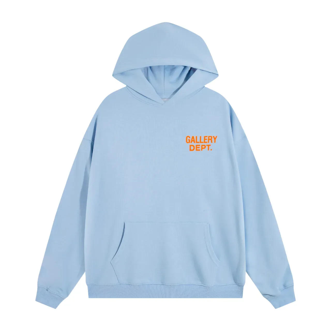 Gallery Dept Black Oversized Fit Screen-Printed Logo Hoodie 10