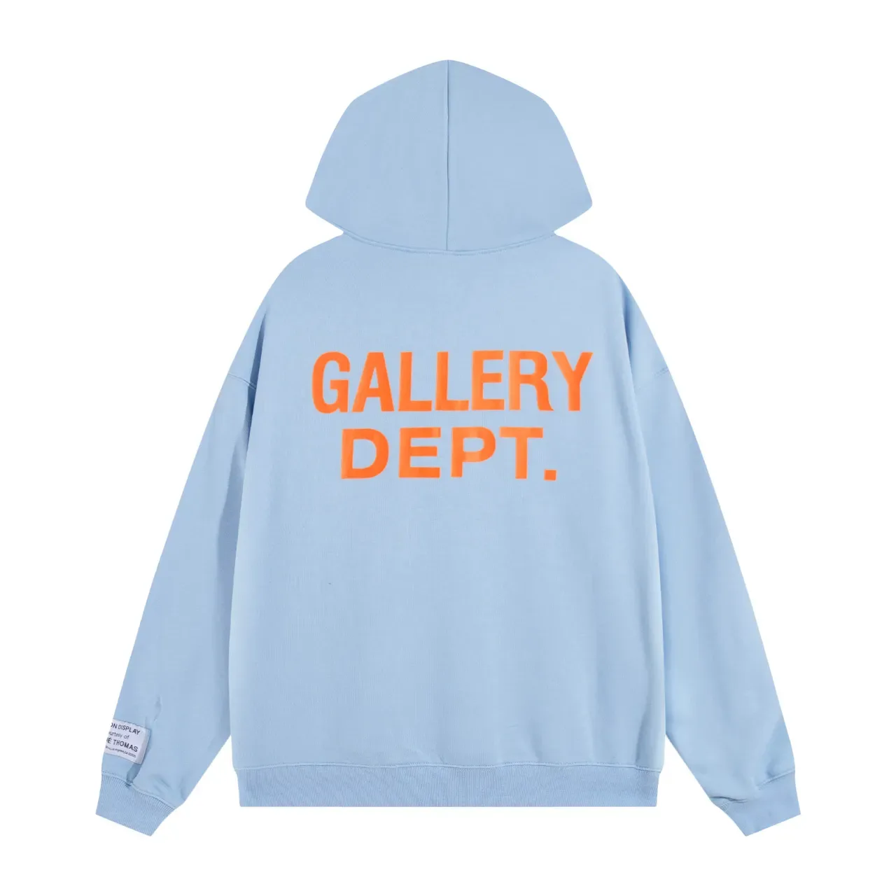 Gallery Dept Black Oversized Fit Screen-Printed Logo Hoodie 11