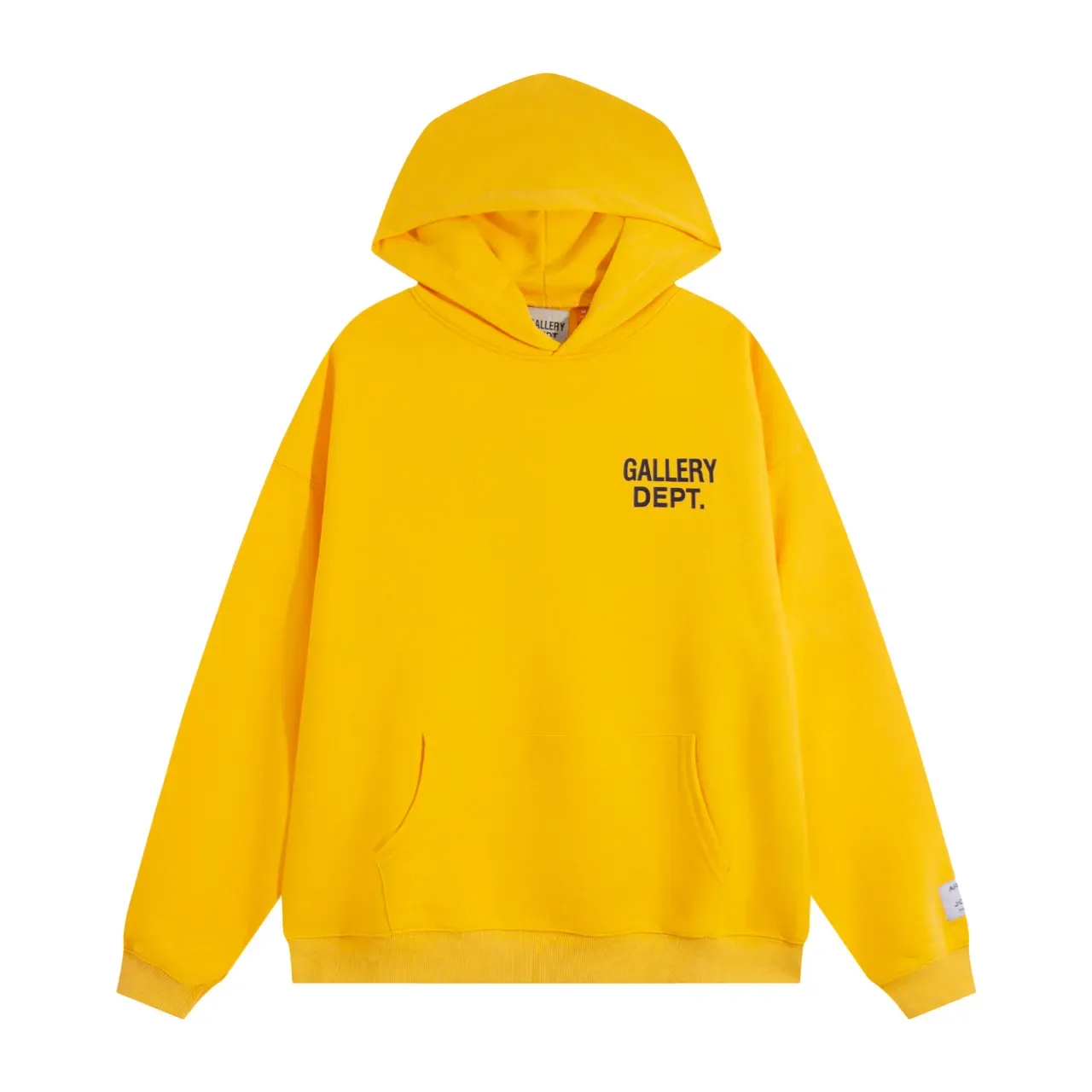 Gallery Dept Black Oversized Fit Screen-Printed Logo Hoodie 16