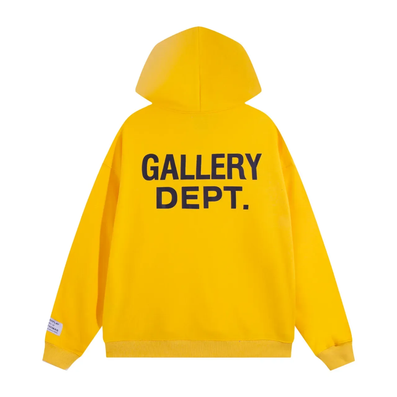 Gallery Dept Black Oversized Fit Screen-Printed Logo Hoodie 17