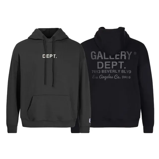 Gallery Dept DEPT. Screen-Printed Relaxed Fit Hoodie 3