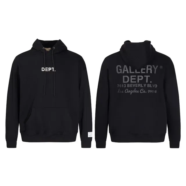 Gallery Dept DEPT. Screen-Printed Relaxed Fit Hoodie 8